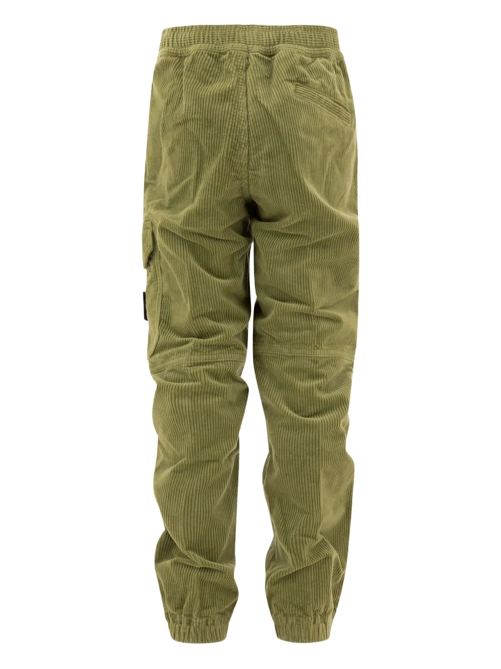 Вельветовые брюки карго Stone Island Junior, зеленый — фото 2