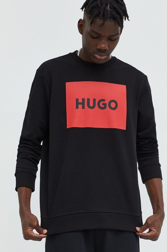

Толстовка HUGO из хлопка Hugo, черный
