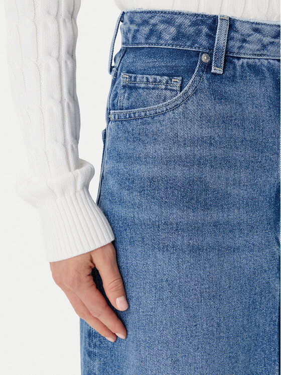 Джинсовая юбка regular fit WW0WW46503 Tommy Hilfiger, синий — фото 4