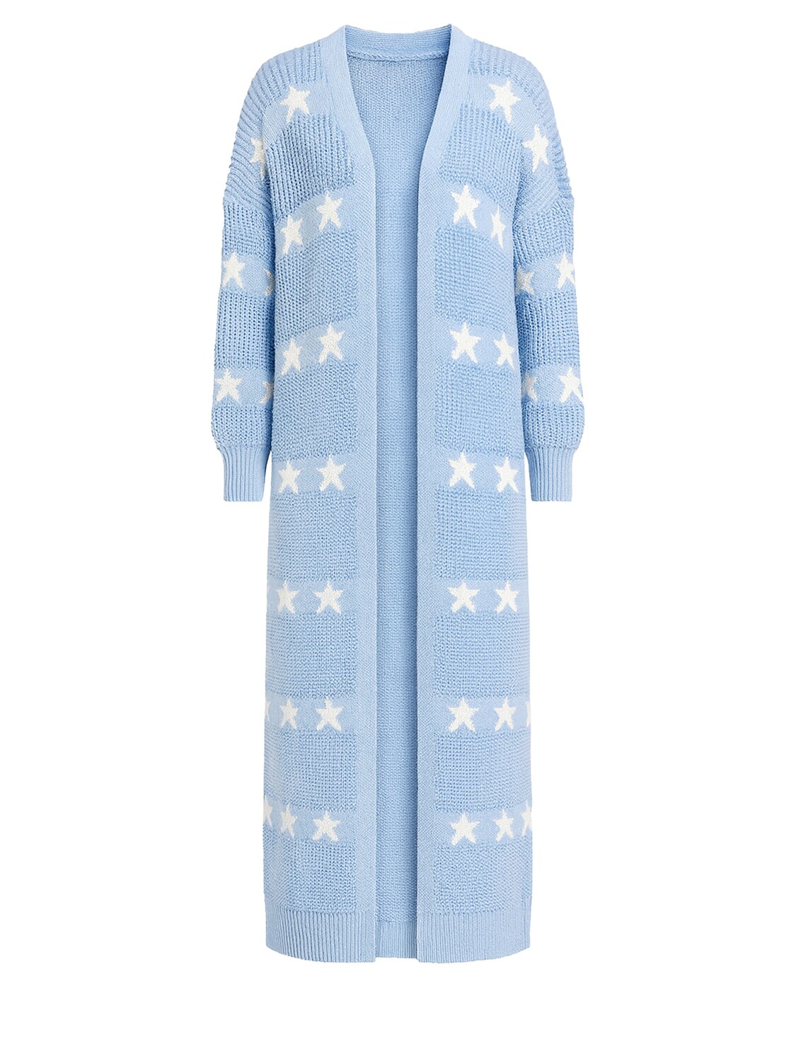 

Elara Вязаное пальто в светло-голубом цвете