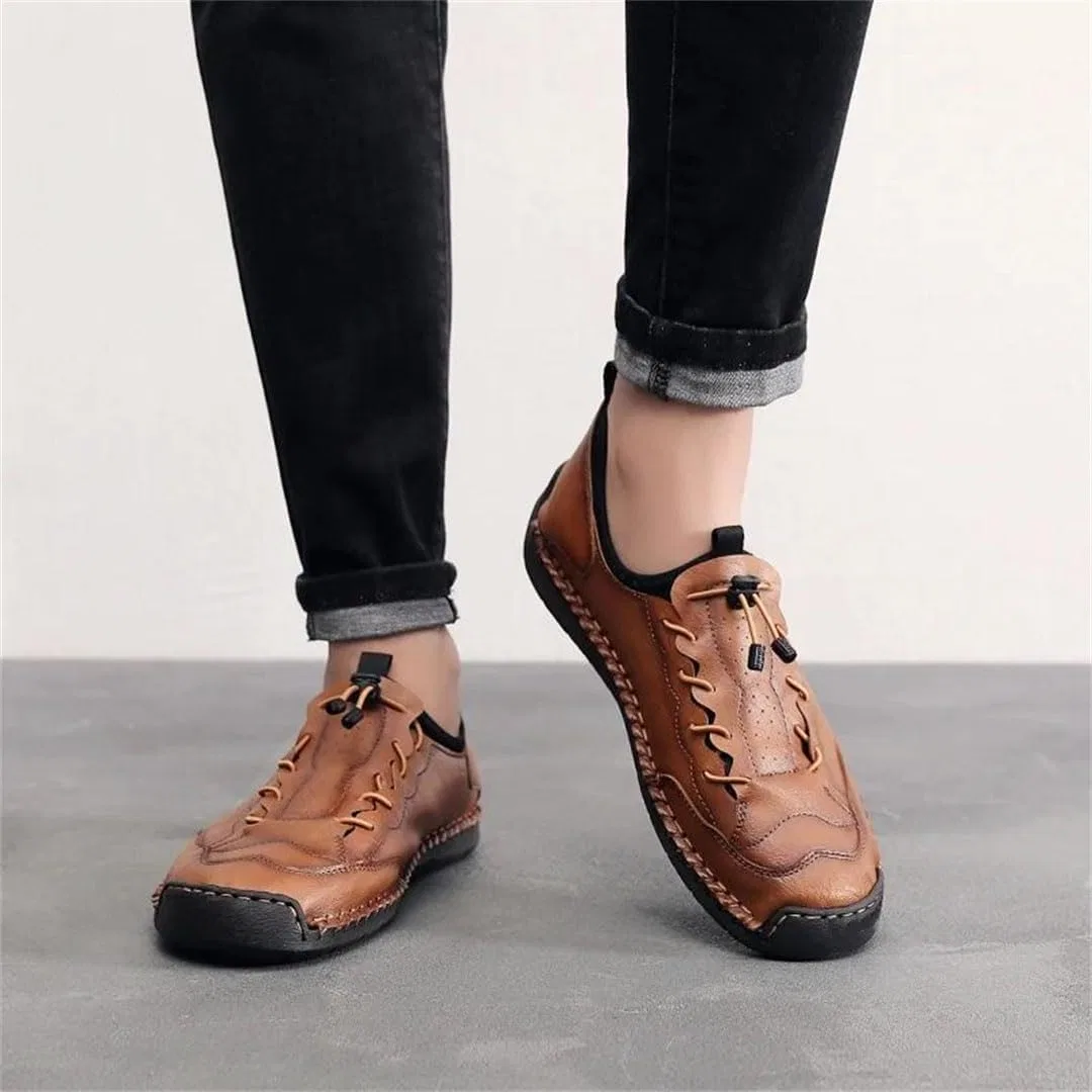 Мокасины мужские повседневные Loafers Sneakers, желто-коричневый — фото 3