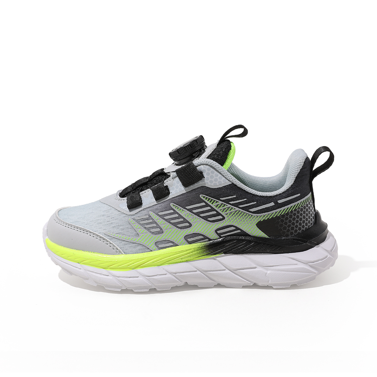 

Дышащие сбалансированные легкие повседневные детские кроссовки Kids' ABC KIDS, серо-зеленый