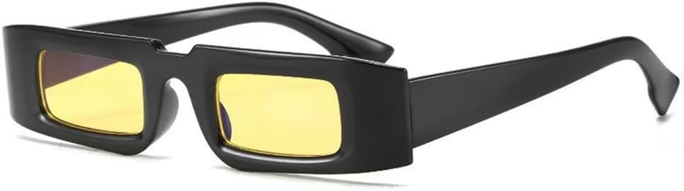 

Модные солнцезащитные очки 2027 года, маленькие прямоугольные, для женщин, винтажные, разноцветные, трендовые солнцезащитные очки с защитой от УФ-излучения UV400 MTZJH, C3