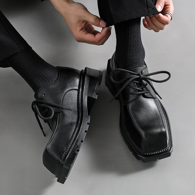 Туфли мужские Men"s Casual Men Low-Top Weishibangwei, зеленый — фото 2