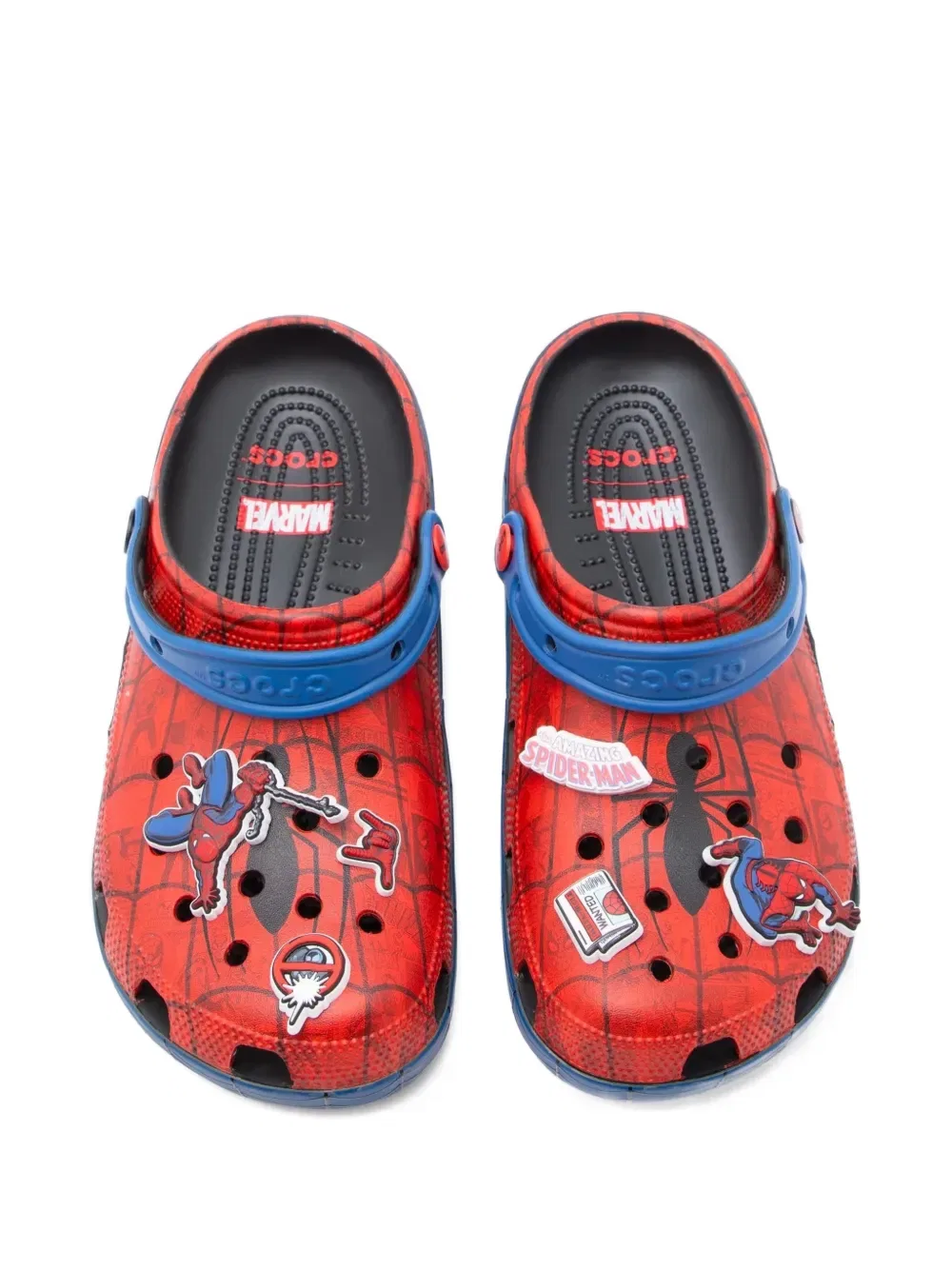 Классические сабо Человека-паука Crocs, красный — фото 2