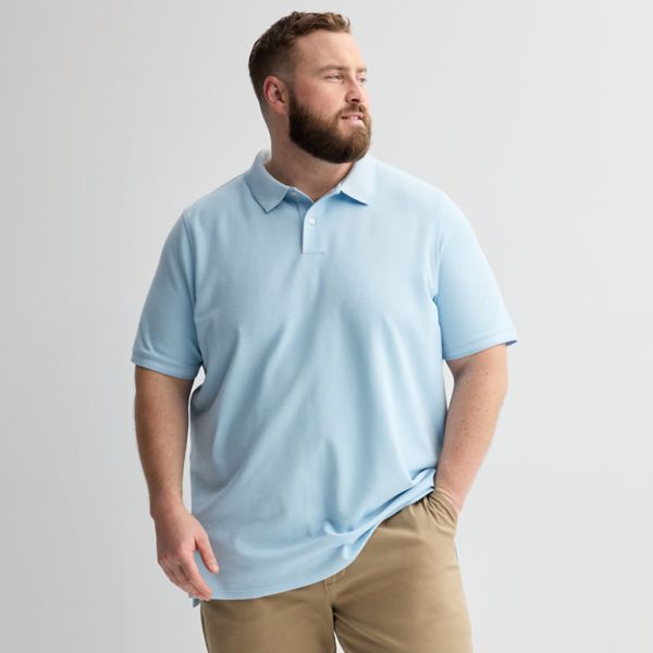 

Свободная классическая пике-поло Sonoma Goods For Life, цвет light blue tipped