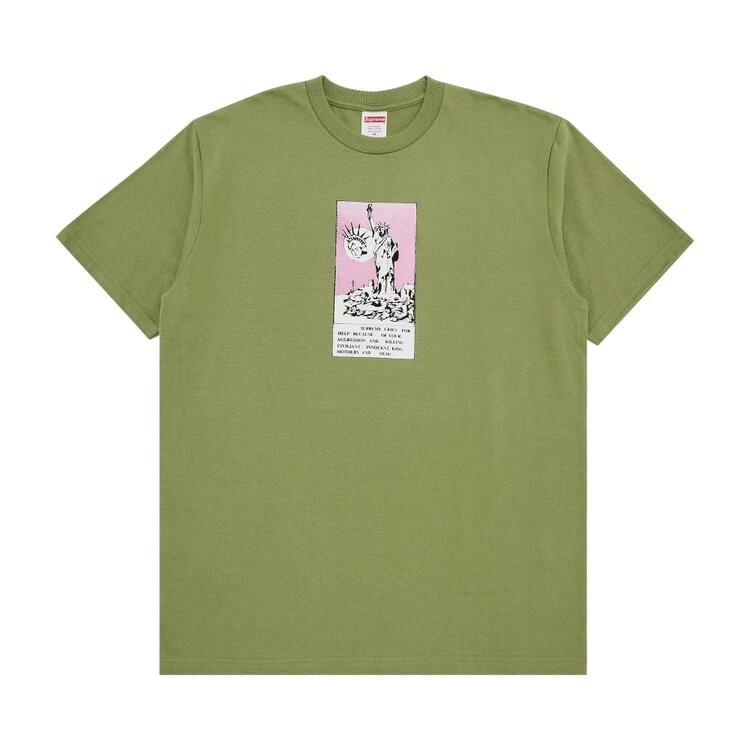 

Футболка Supreme Liberty Tee, цвет Moss