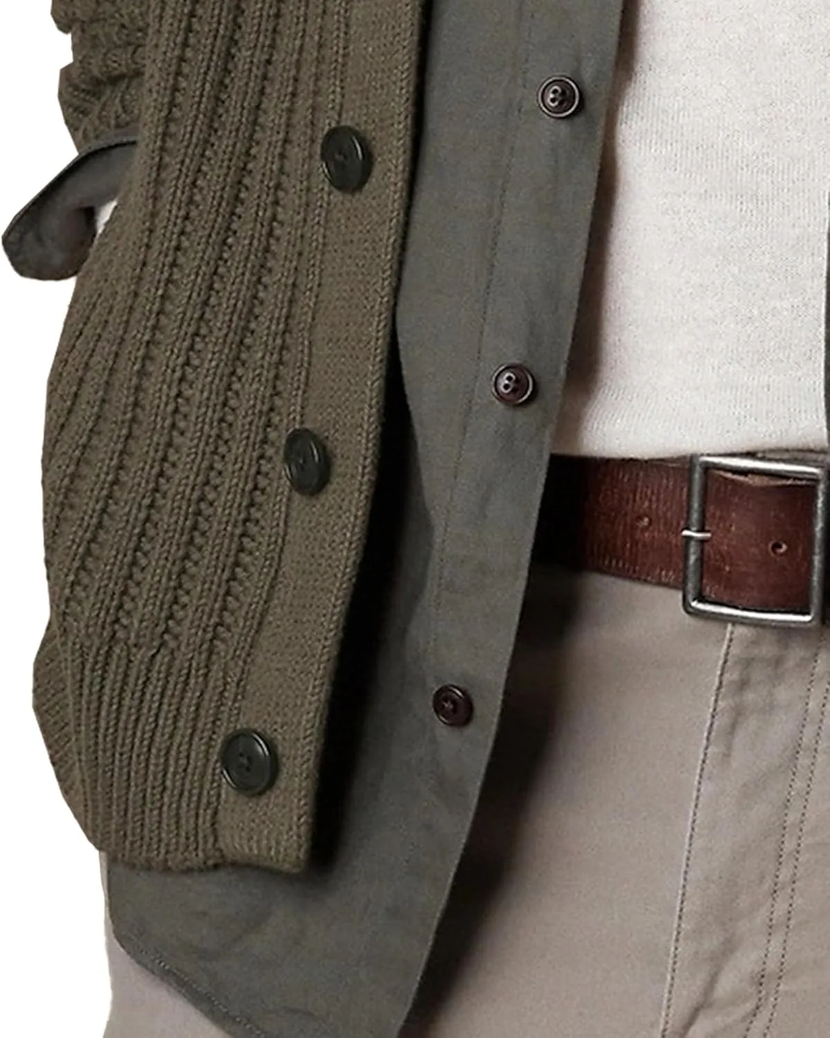 Мужской кардиган с шалькой воротником slim fit — фото 2