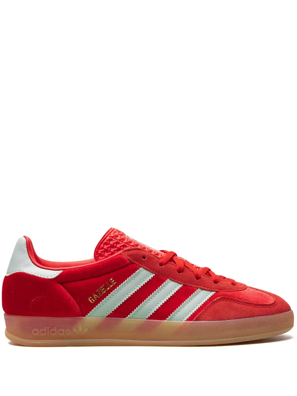 Кроссовки Gazelle Indoor Velvet Pack - Better Scarlet Adidas, красный