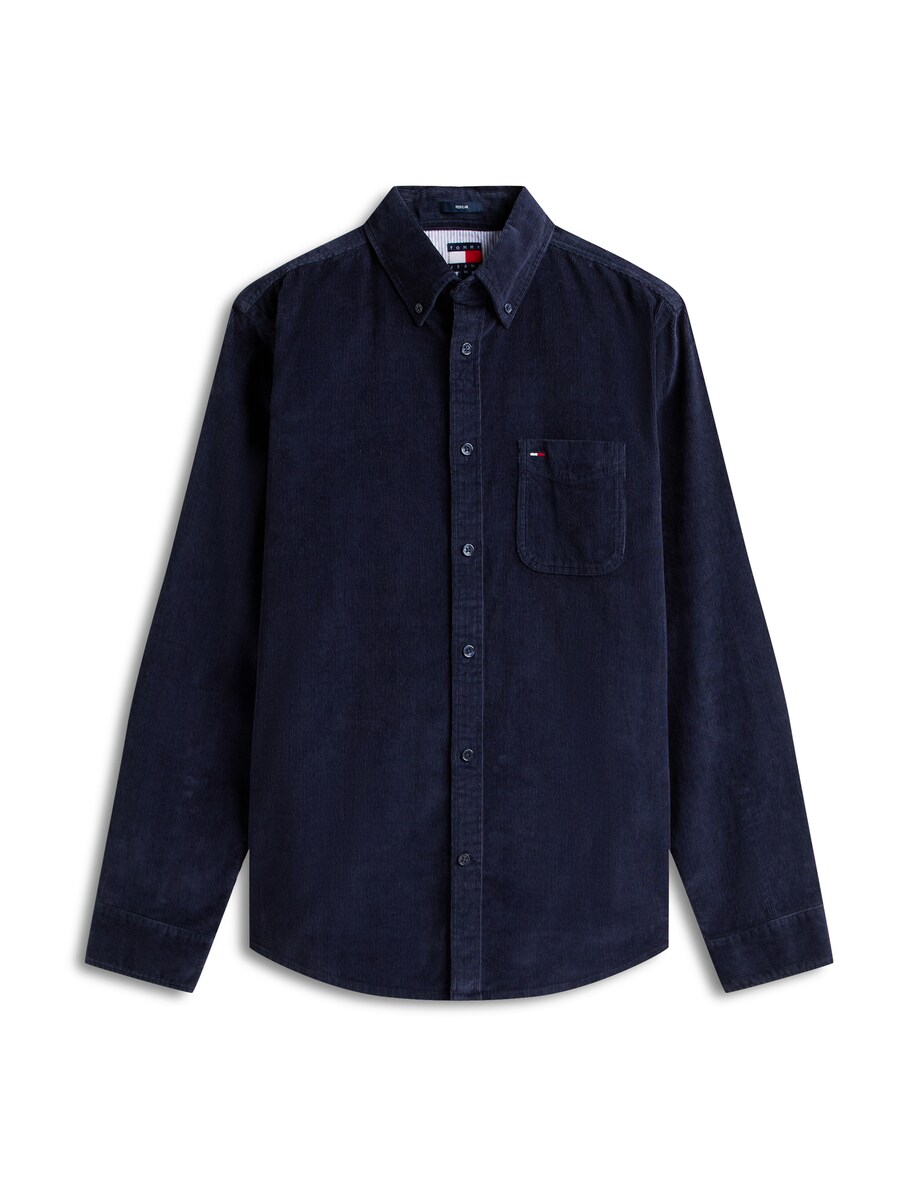 

Рубашка на пуговицах классического кроя Tommy Jeans, темно-синий