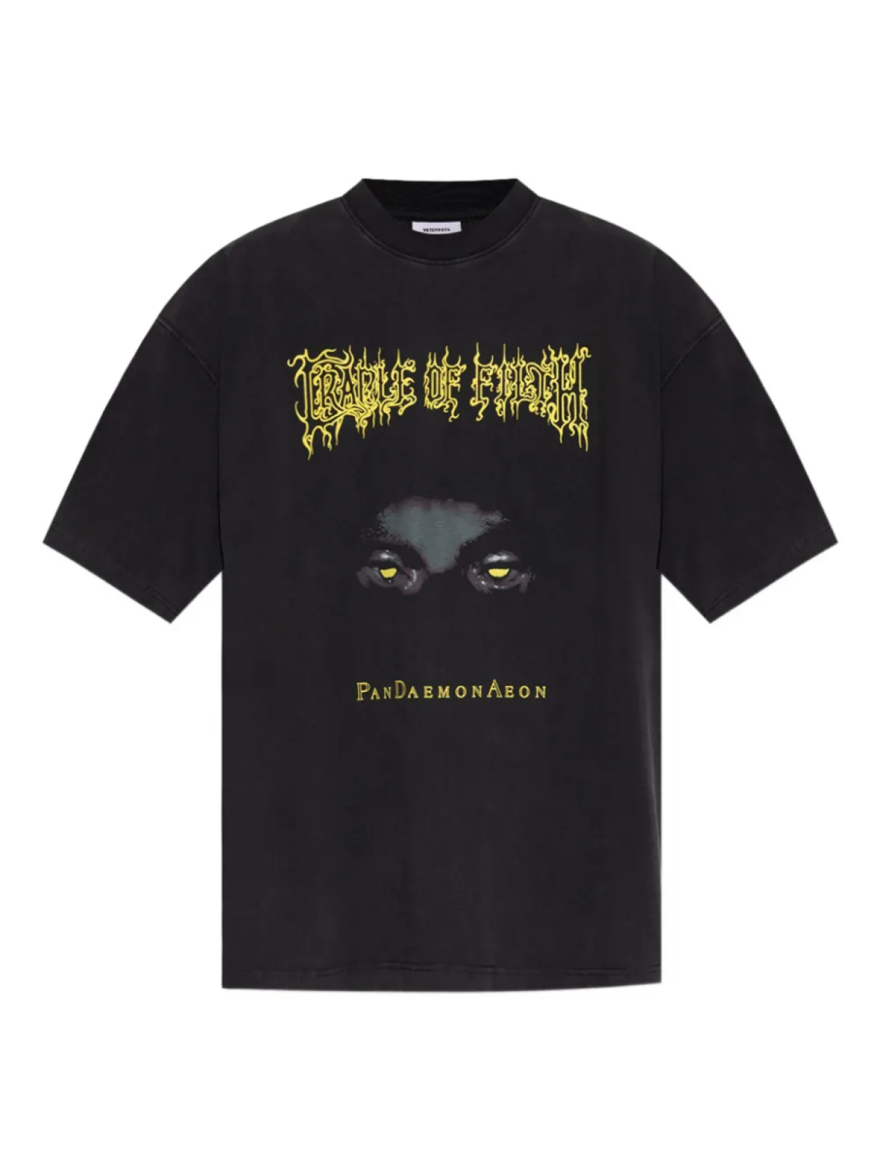 

Футболка с графическим принтом VETEMENTS, черный