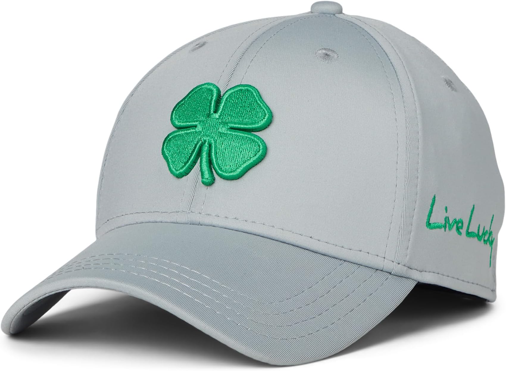

Бейсболка Black Clover Unisex Premium Clover 134 Hat, Silver Hat/3d Kelly Green Clover