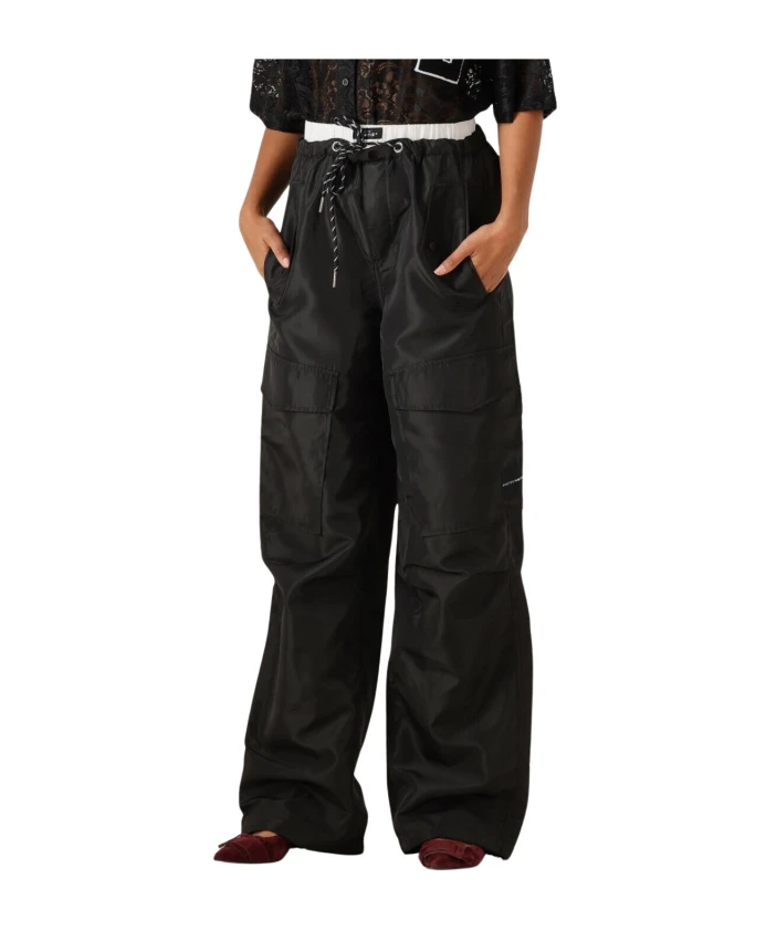 

Высокие брюки-карго на резинке Haute L'Amitiã, черный