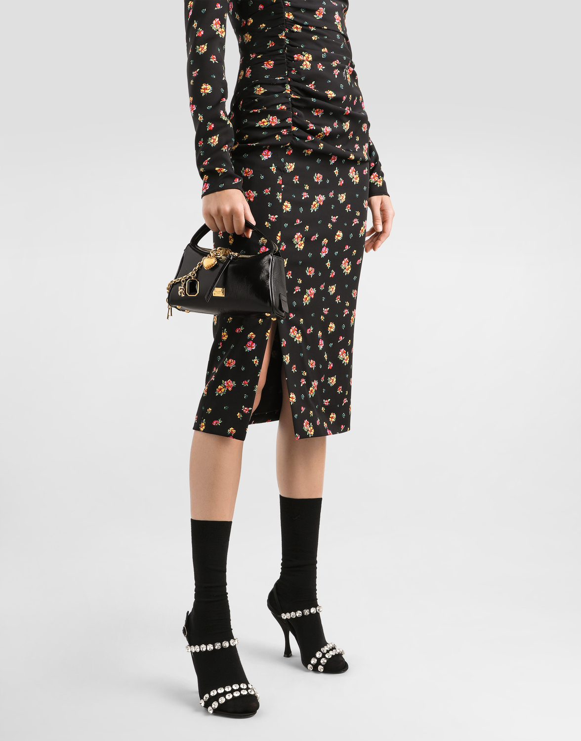 Сумка через плечо vittoria с подвесками Dolce & Gabbana, мультиколор — фото 2