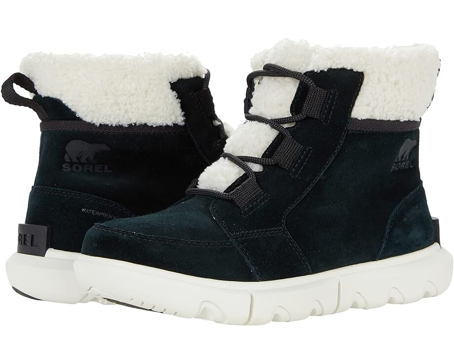 

Ботинки SOREL Explorer II Carnival Cozy, цвет Black/Sea Salt
