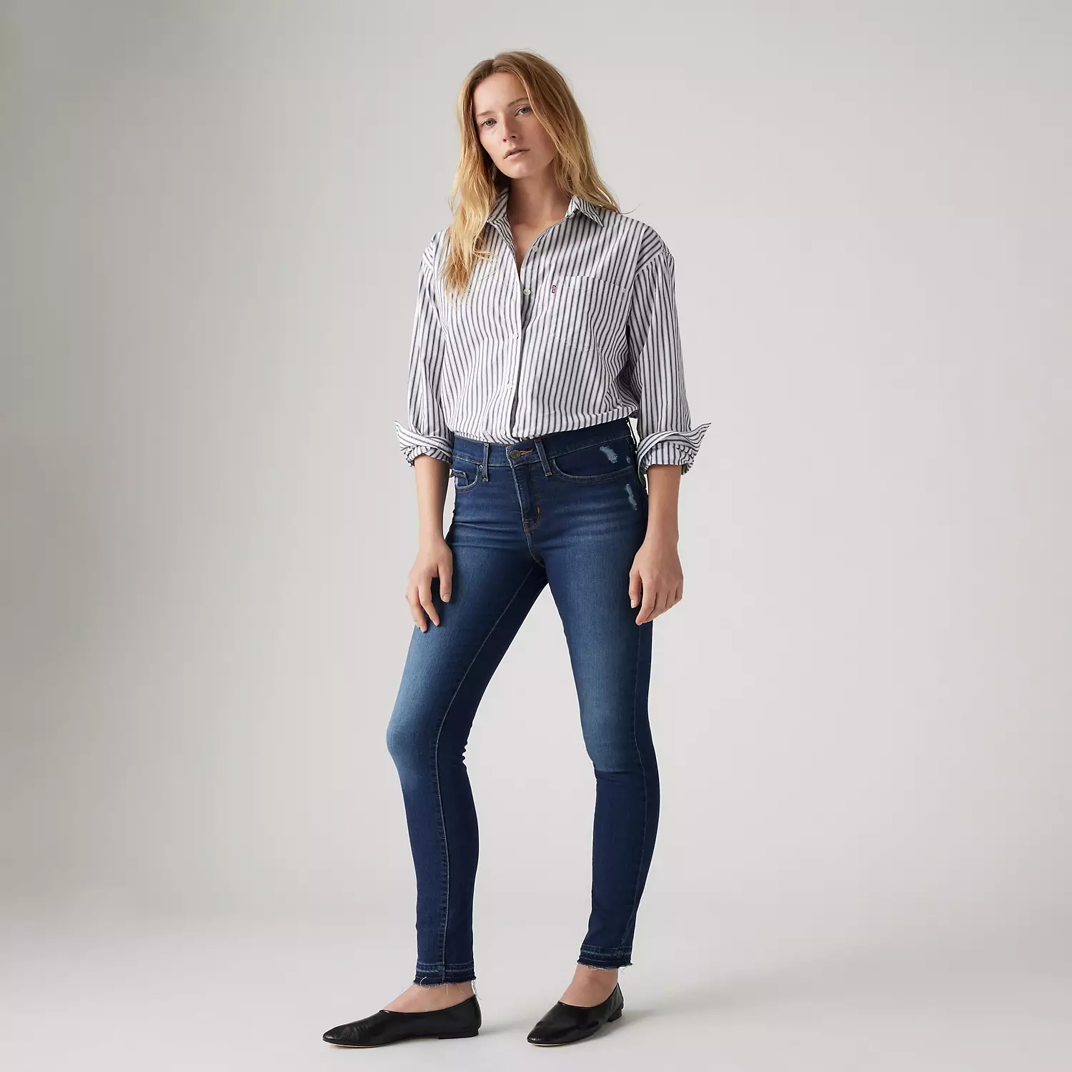 

311 моделирующие женские джинсы скинни Levi's, цвет The Best Seller - Dark Wash