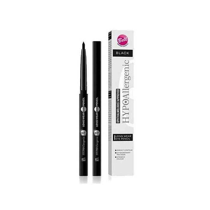 

Карандаш для глаз Hypo Lápiz de Ojos Hipoalergénico Long Wear Bell, 01 Negro