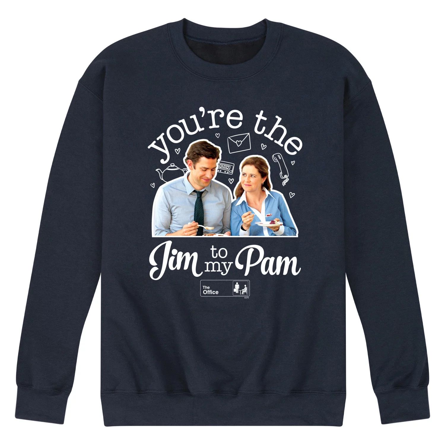 

Мужская толстовка The Office Jim To My Pam Licensed Character