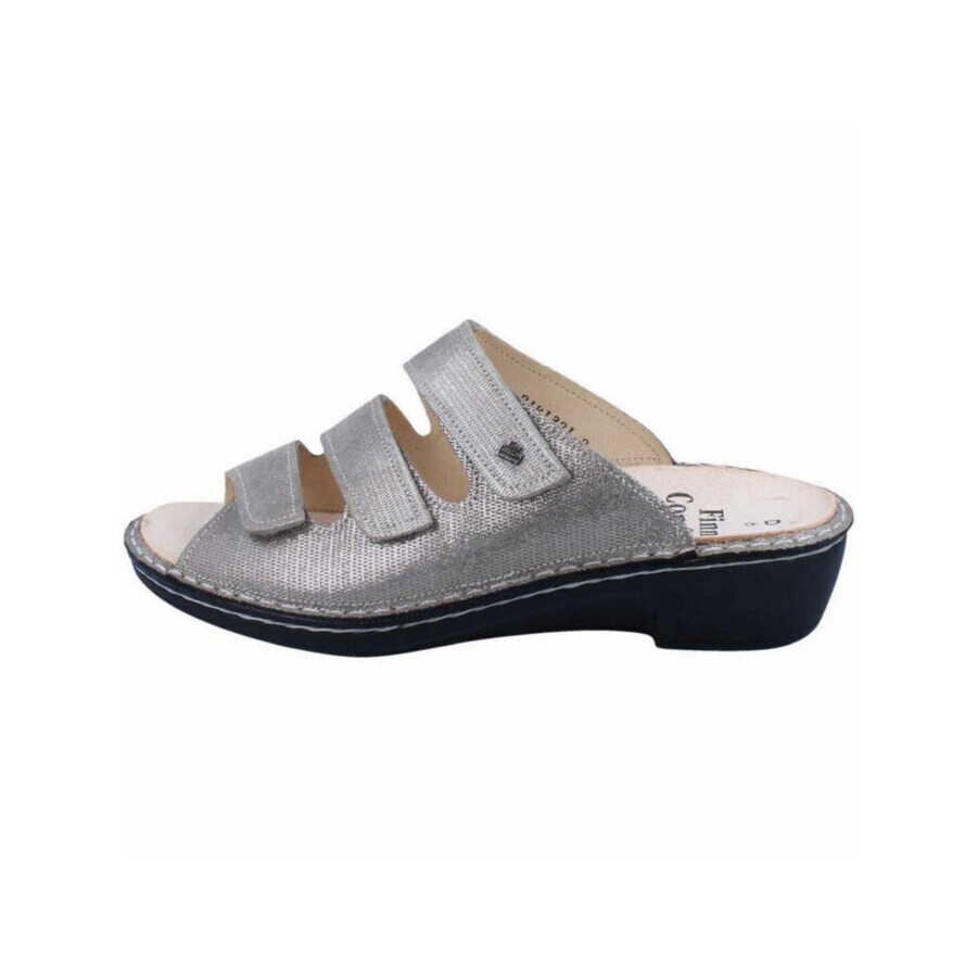 Классические слипоны Finn Comfort Mules, серебряный — фото 2