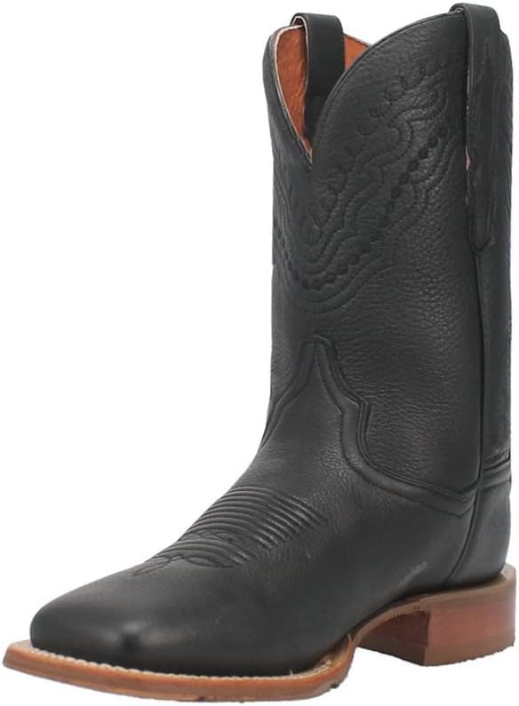 

Ковбойские сапоги Dan Post для мужчин, модель Milo с квадратным носком, черный