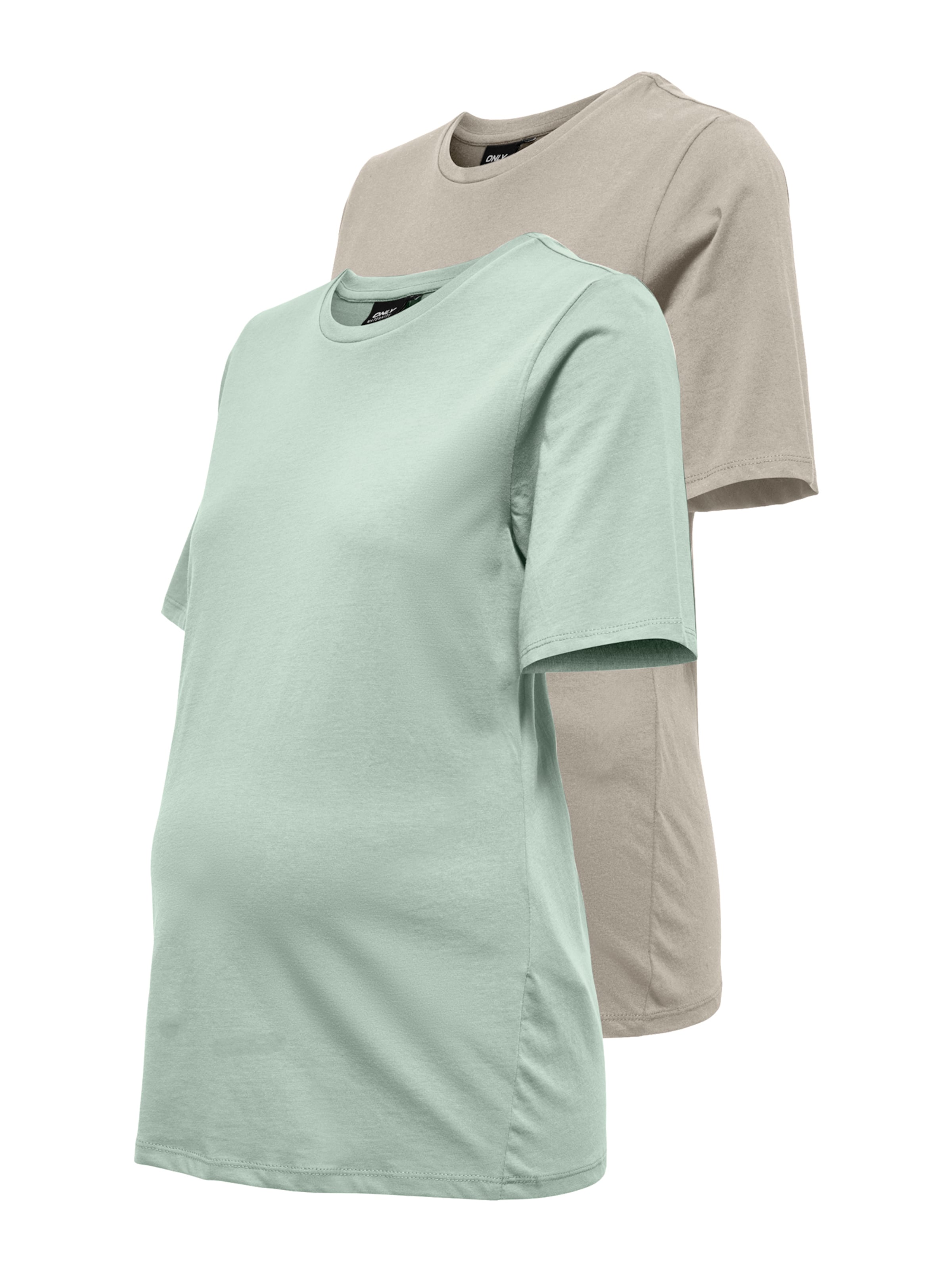 

Only Maternity Футболка 'OLMonly' в цвете Taupe, мята, Зеленый, Only Maternity Футболка 'OLMonly' в цвете Taupe, мята