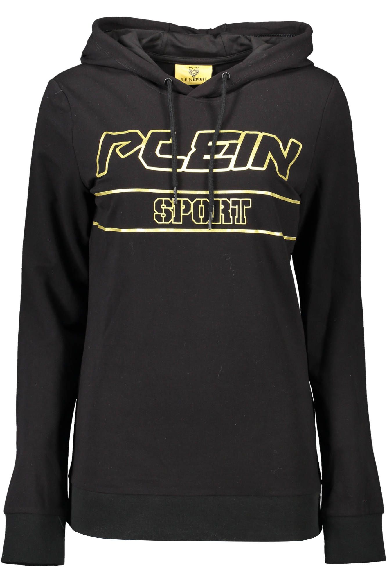 

Черный хлопковый женский свитер Plein Sport
