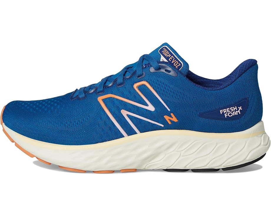 Кроссовки New Balance Fresh Foam X EVOZ v3, цвет Blue Agate/Firefly — фото 4