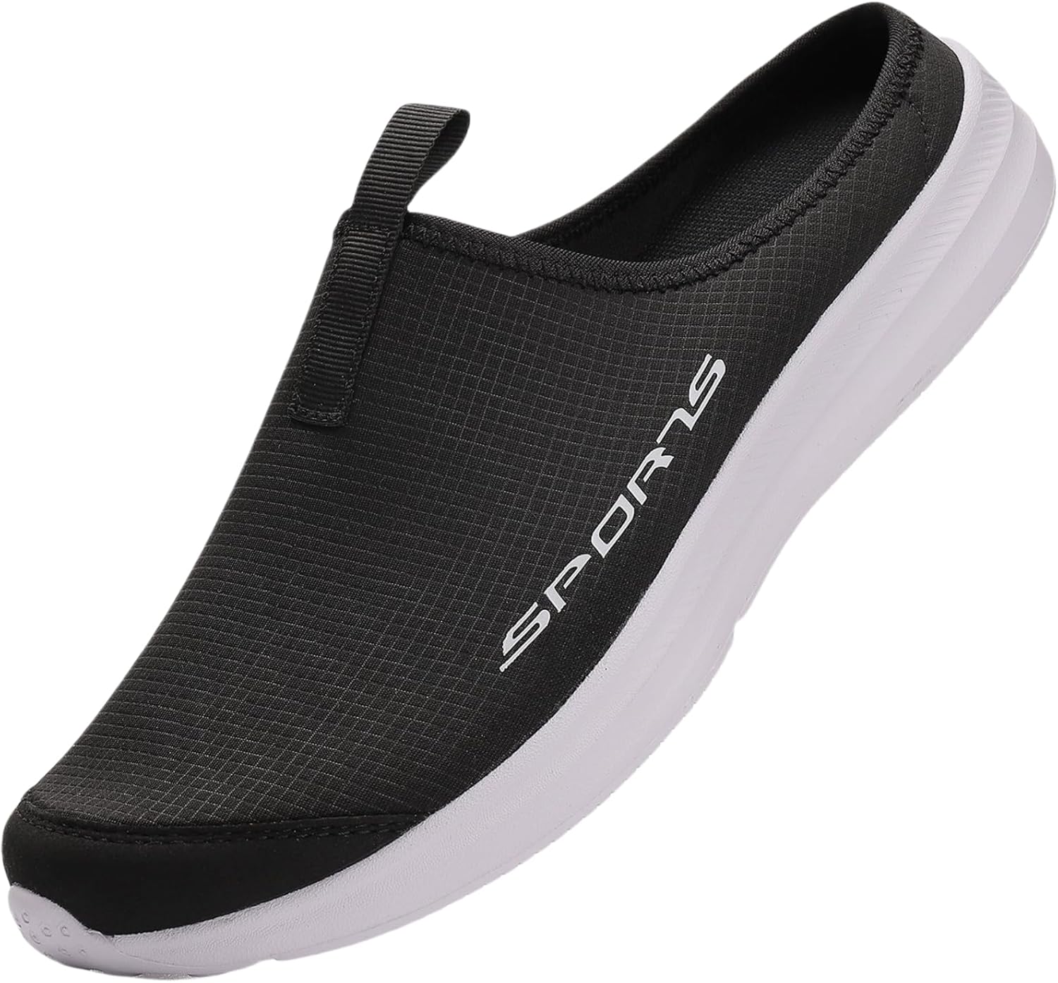 

Мужские удобные тапочки с противоскользящей подошвой, дышащие и быстро сохнущие пляжные водные туфли для активного отдыха на природе Hhhchpm, белый/черный