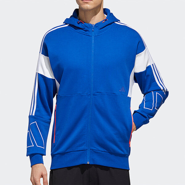 Куртка Men's adidas Sports Stylish Jacket Royal Blue, синий — фото 3