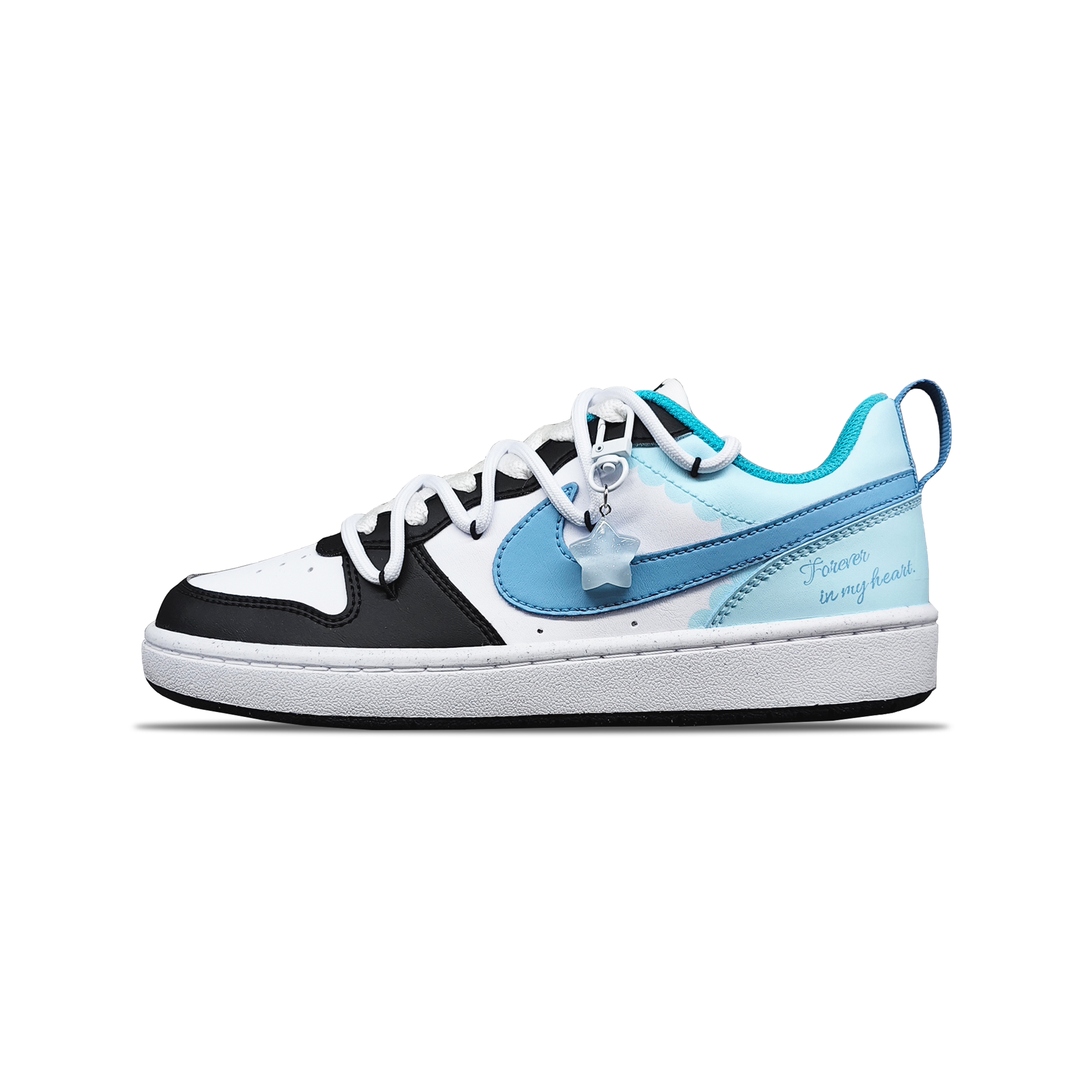 

Детские скейтерские кроссовки Court Borough для младших школьников Nike, синий
