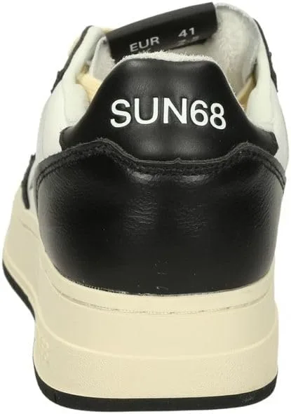 Кроссовки Sun 68 Big Basket White 100% Leather Sun68, черный — фото 3