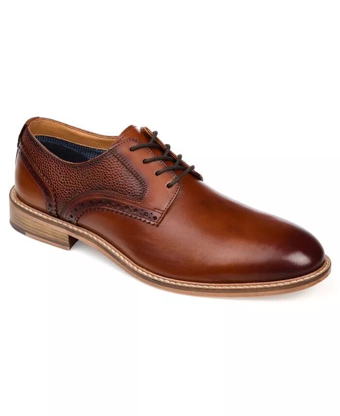 

Мужские туфли-броги Clayton Plain Toe Derby Thomas & Vine, коричневый
