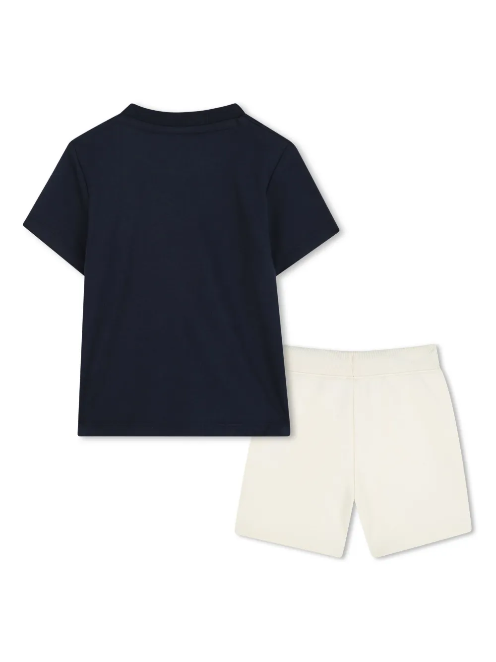 Комплект из футболки и шортов с принтом BOSS Kidswear, синий — фото 2