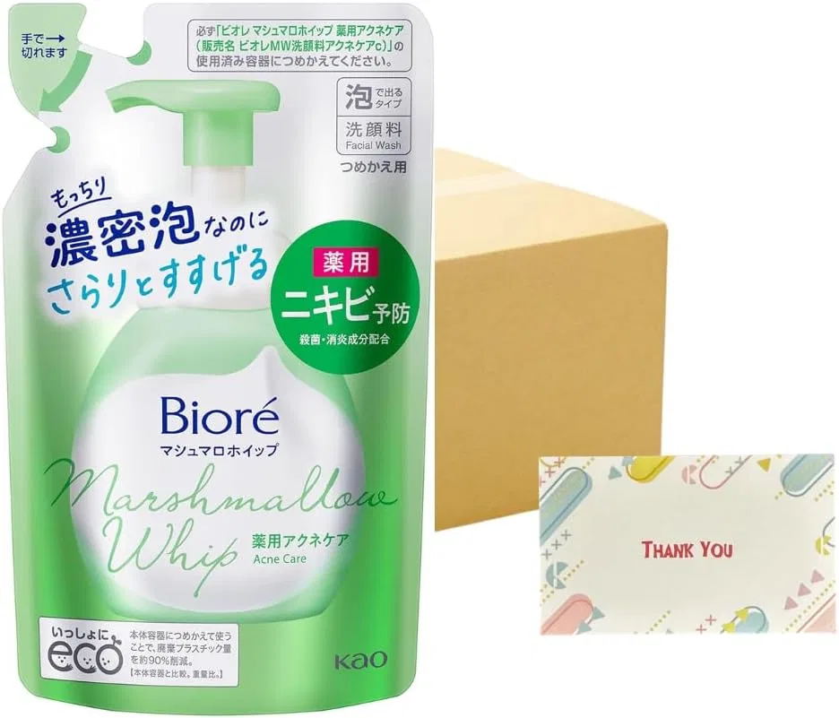 Набор Kunutonn — Гель для умывания Biore Marshmallow Whip Acne Care набор 130 мл 24 шт
