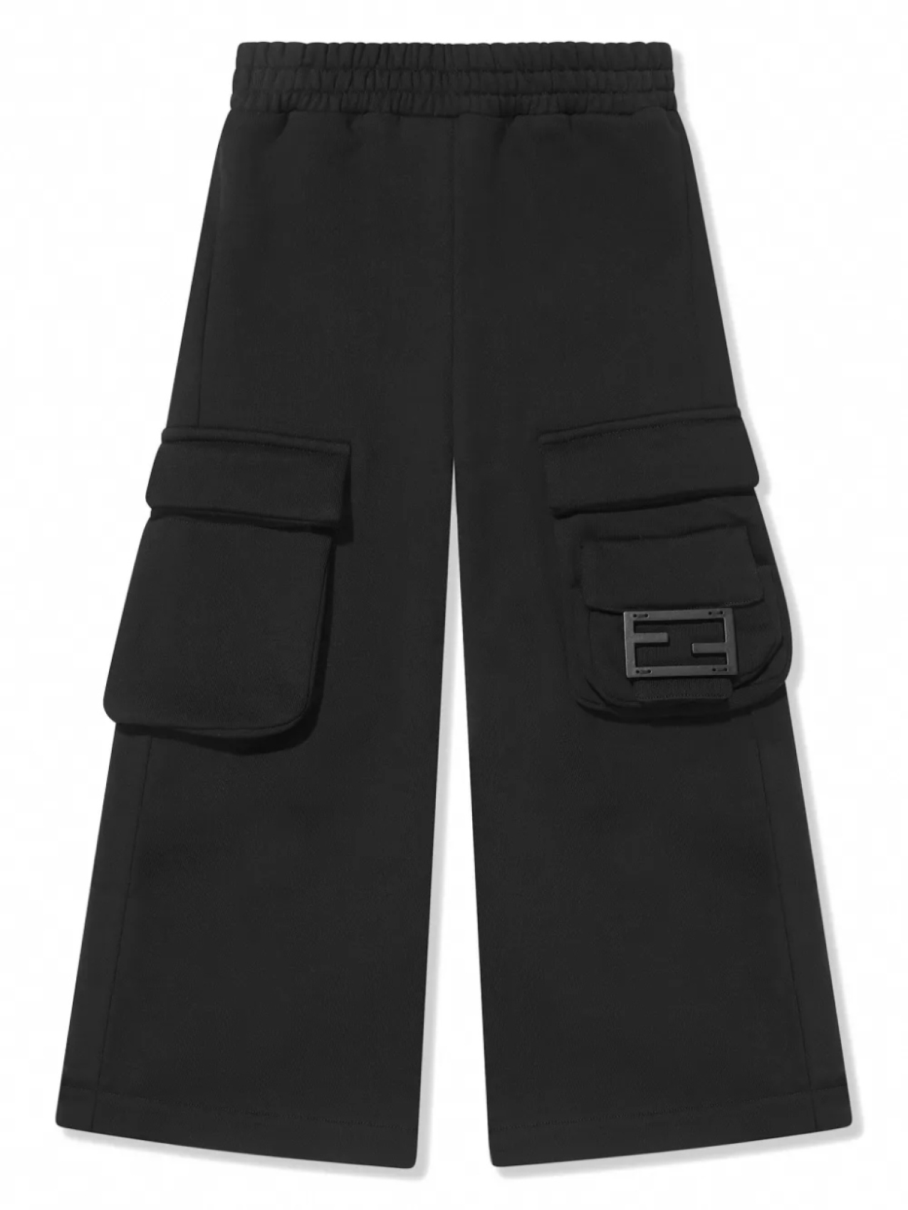 

Брюки карго с логотипом FF Fendi Kids, черный