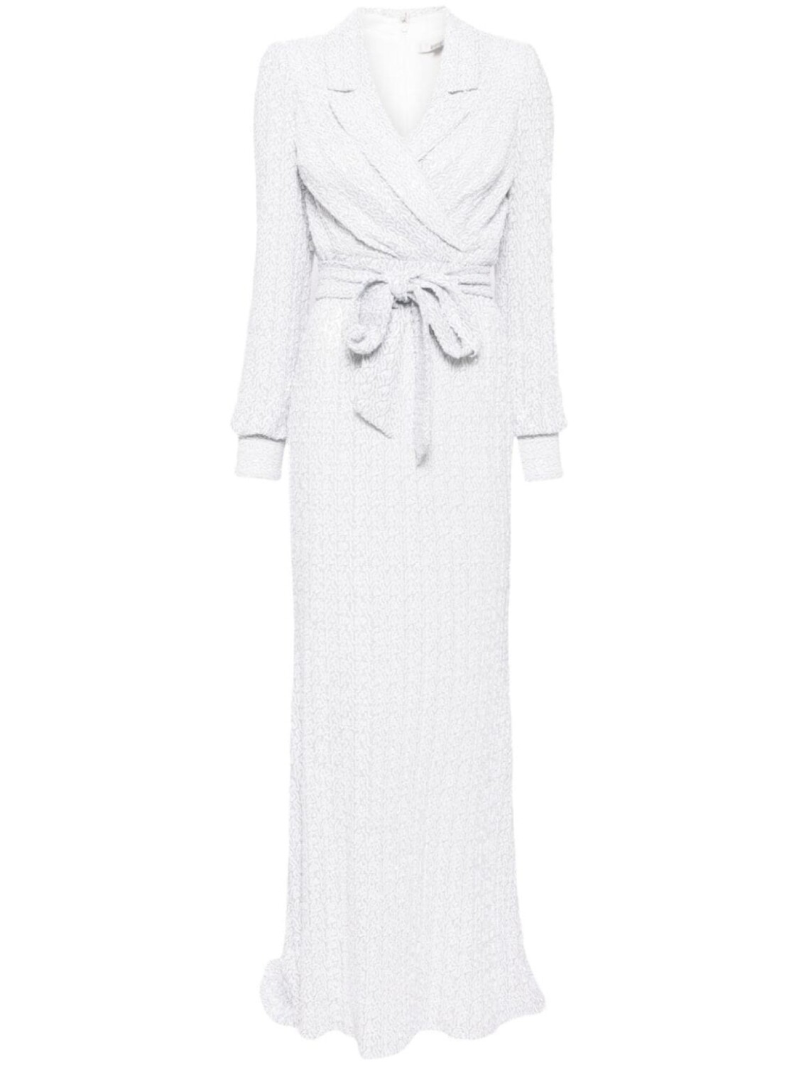 

Badgley Mischka платье с кристаллами, белый