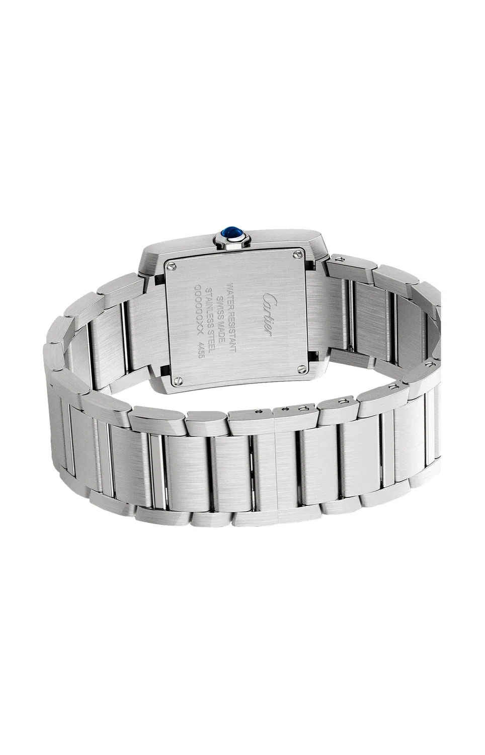 Tank Française, средняя модель, сталь, кварц - WSTA0074 CARTIER, черный — фото 2
