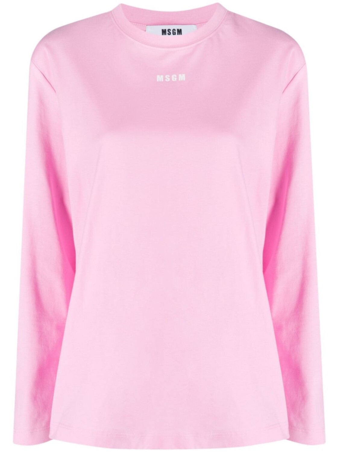 

MSGM топ с логотипом, розовый