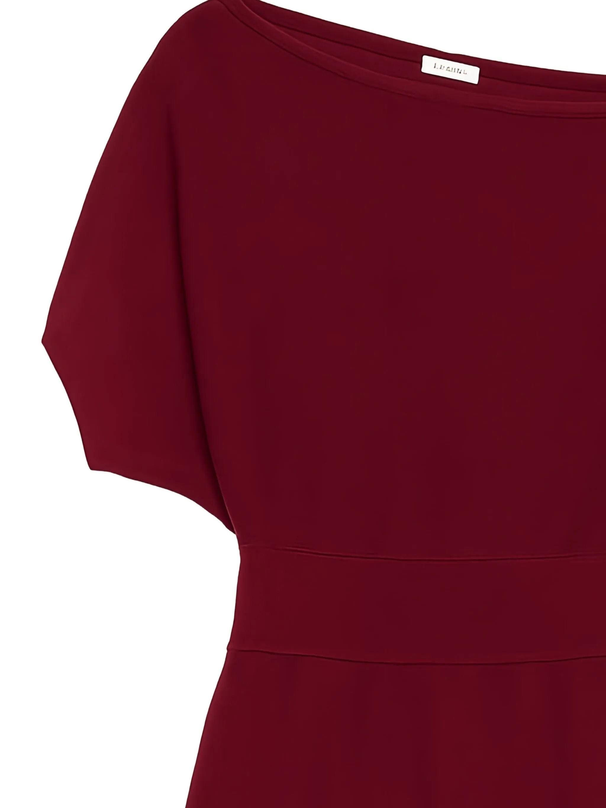 

Мини-платье Шаньи с вырезом лодочкой Simkhai, красный