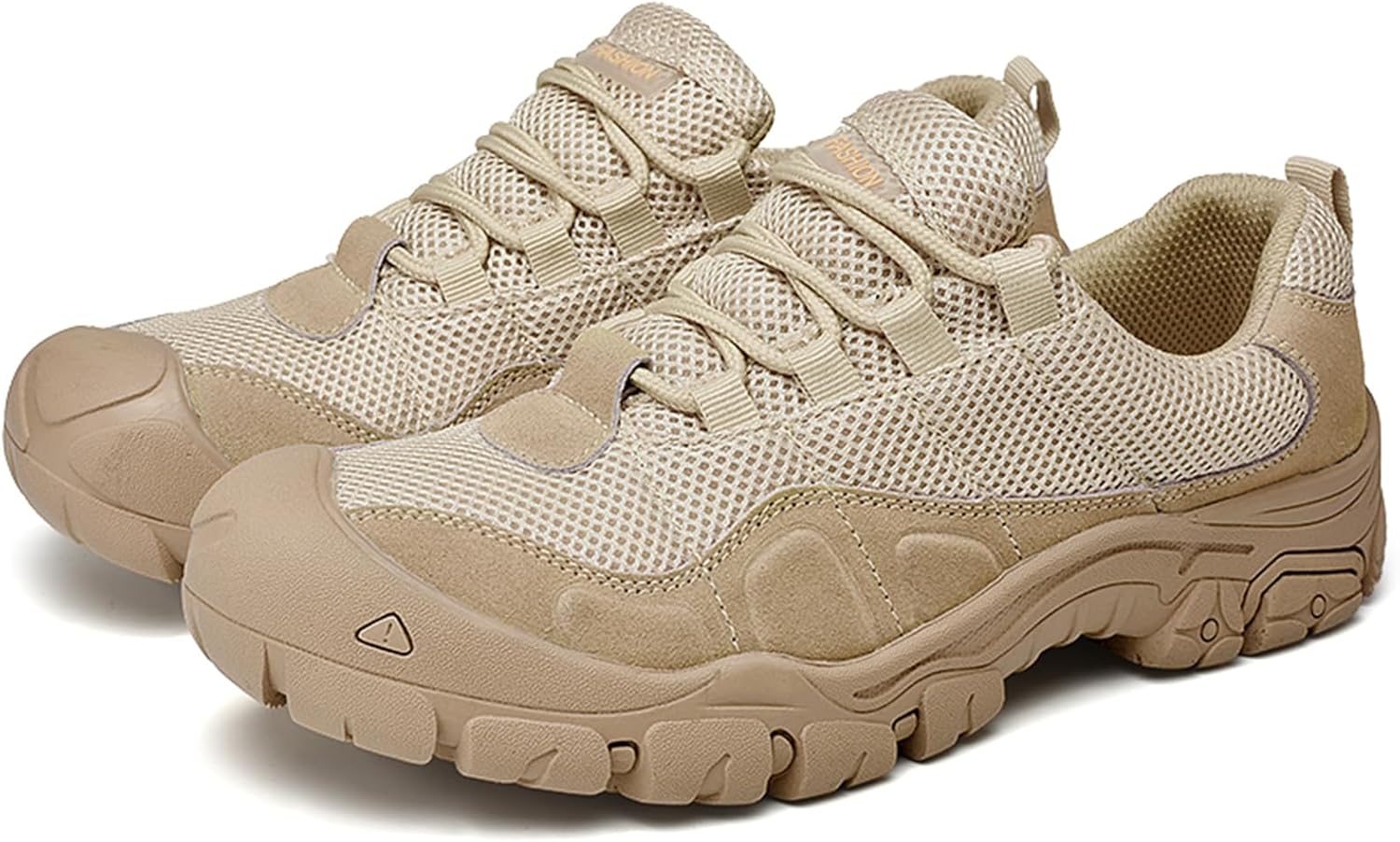 

Мужские повседневные дышащие кроссовки для походов с шнуровкой, противоскользящей резиновой подошвой, для прогулок на улице, вождения и скалолазания Qklmwes, бежевый
