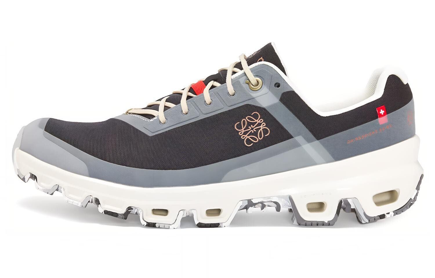 On X LOEWE Lifestyle Shoes Women's Low-top Black