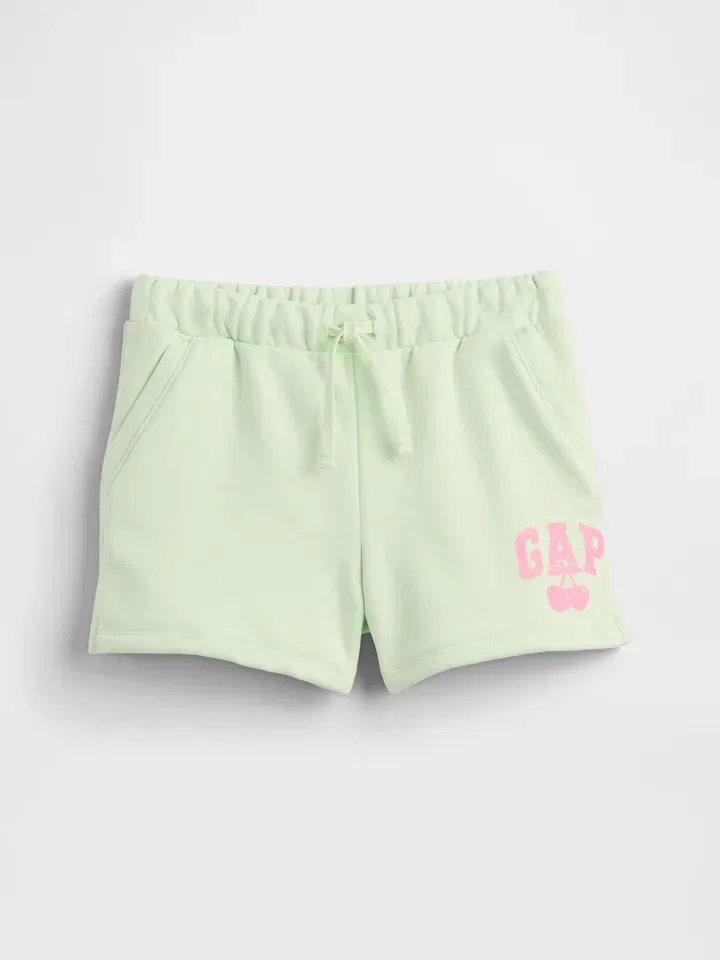 Шорты из футера, GAP, зеленый
