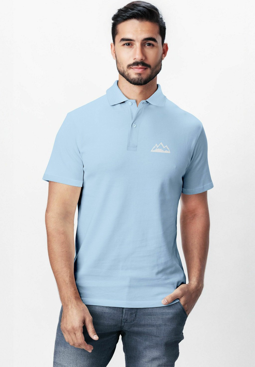 

Рубашка поло GRAFIK PRINT KURZARM SOMMER CASUAL Neverless, антрацит