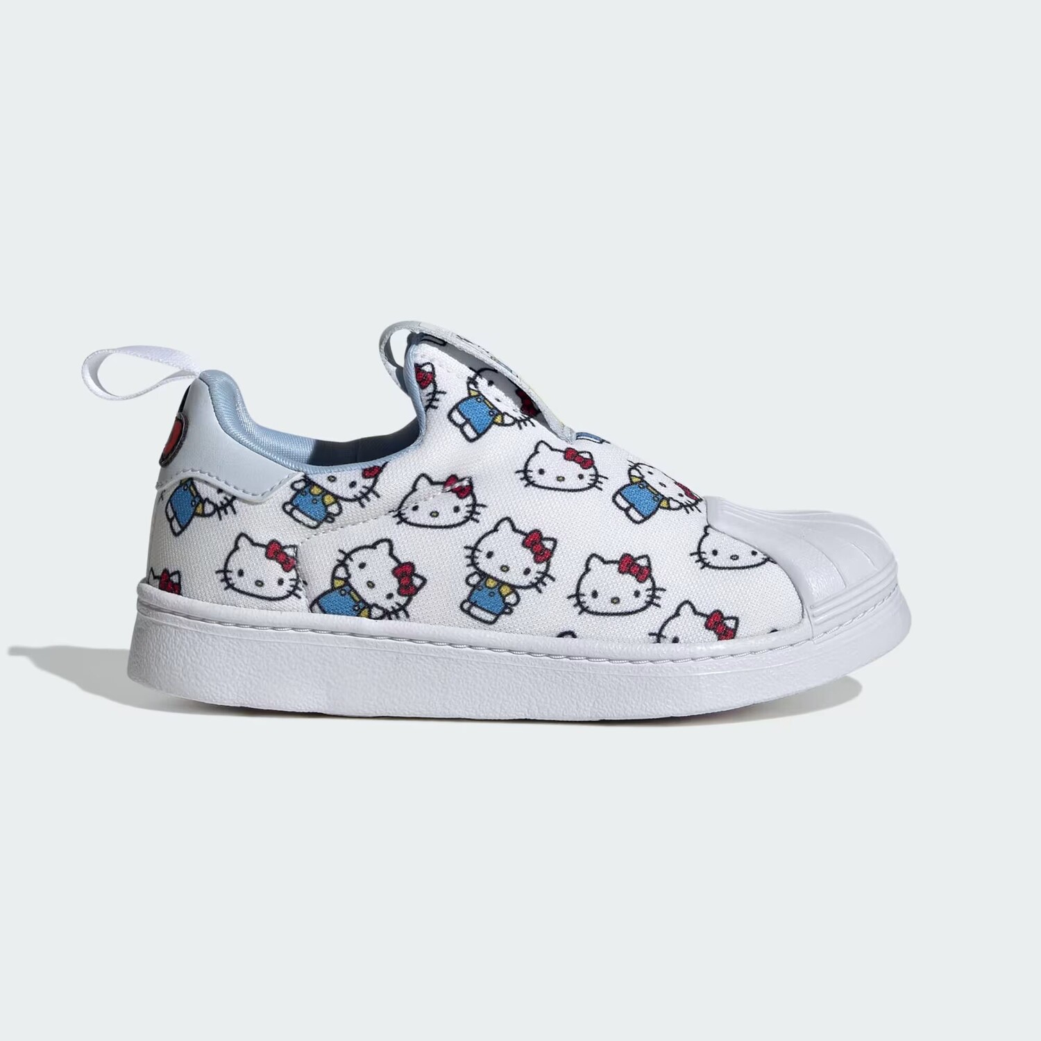 

Кроссовки Superstar 360 Hello Kitty для детей Adidas, цвет Cloud White/Halo Blue/Glow Blue