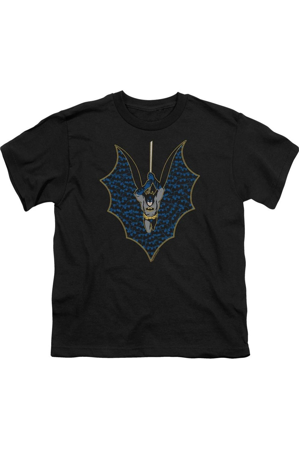 

Футболка с принтом Batman для детей с коротким рукавом Gildan, черный