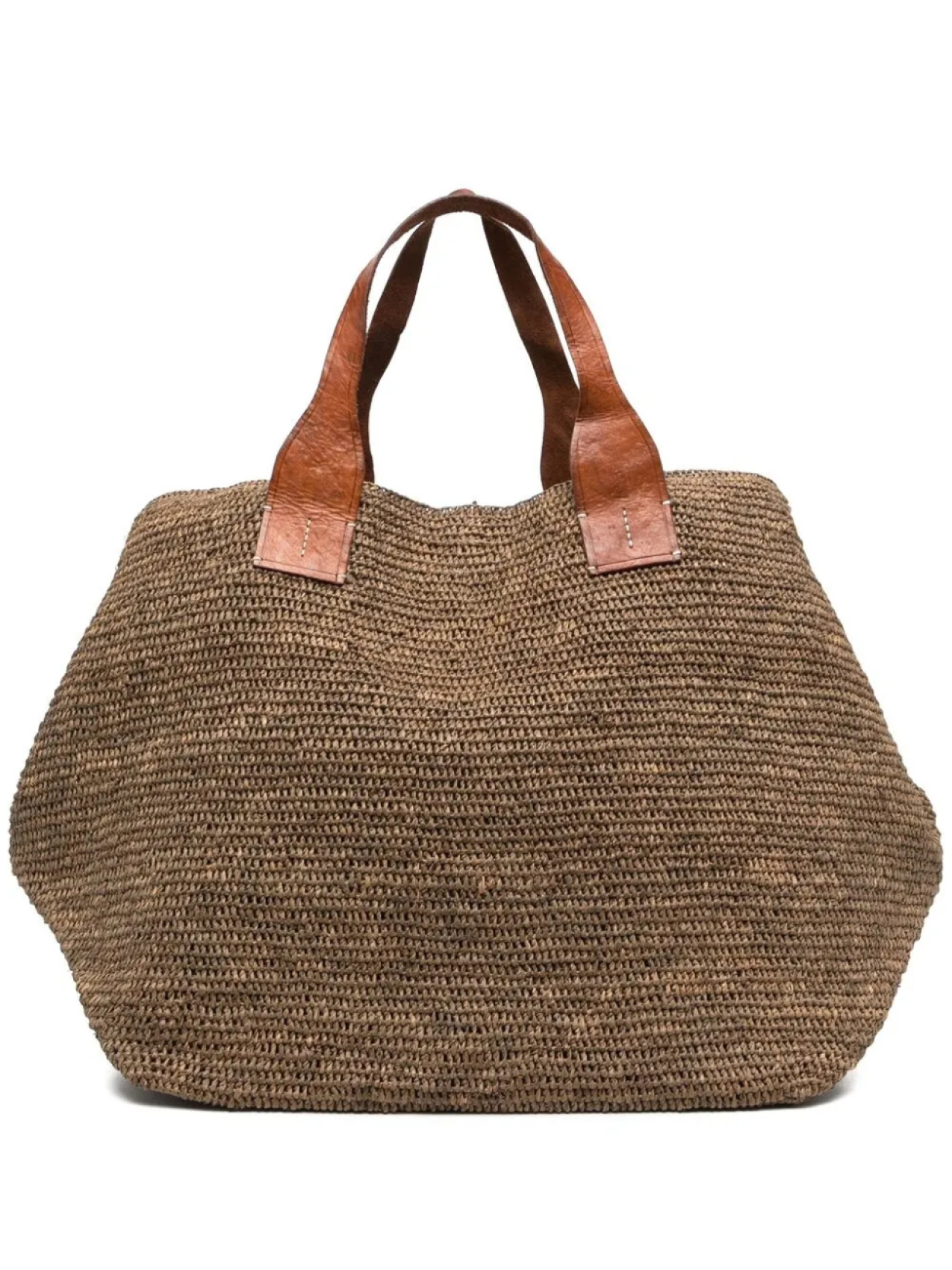 

Сумка-тоут в рубчик IBELIV, коричневый