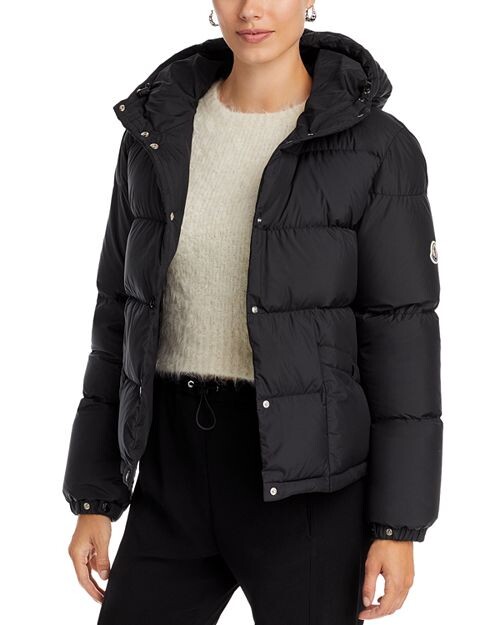 

Пуховик Ebre с капюшоном Moncler, цвет Black