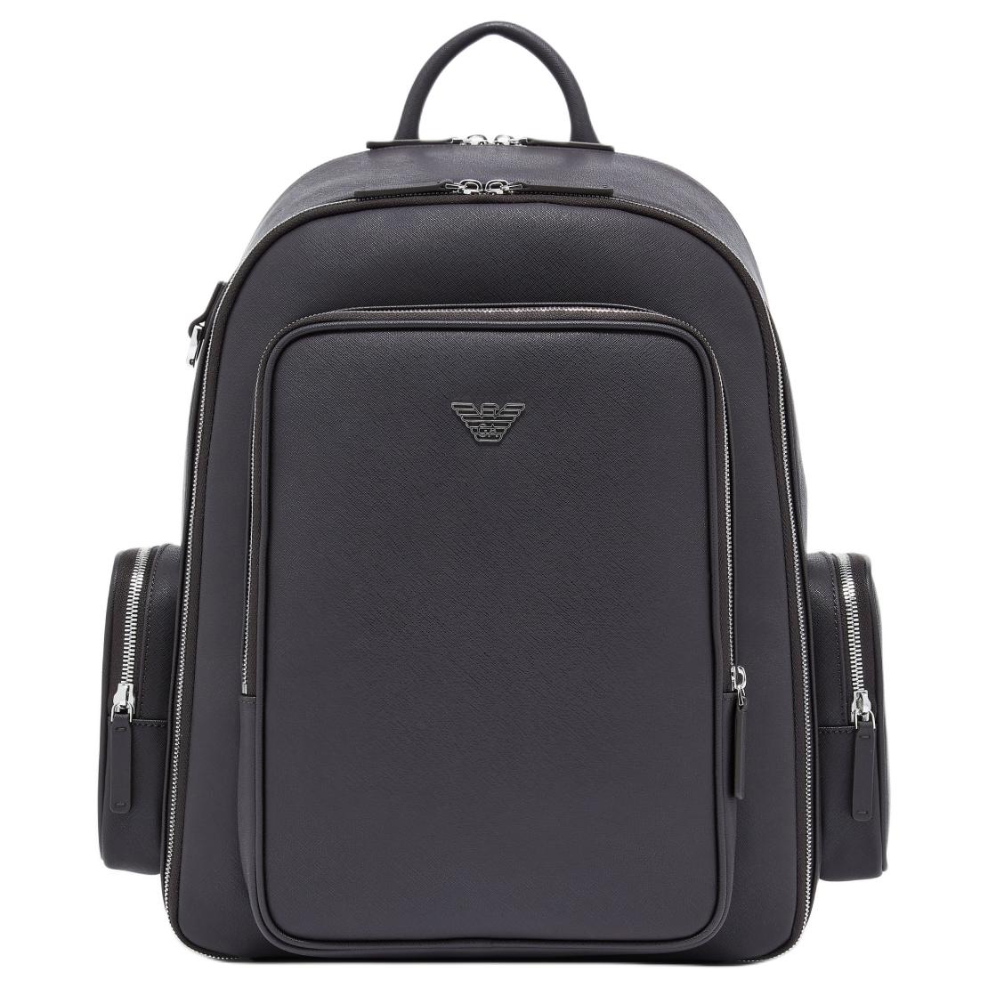 

EMPORIO ARMANI Рюкзак Polyurethane мужской черный