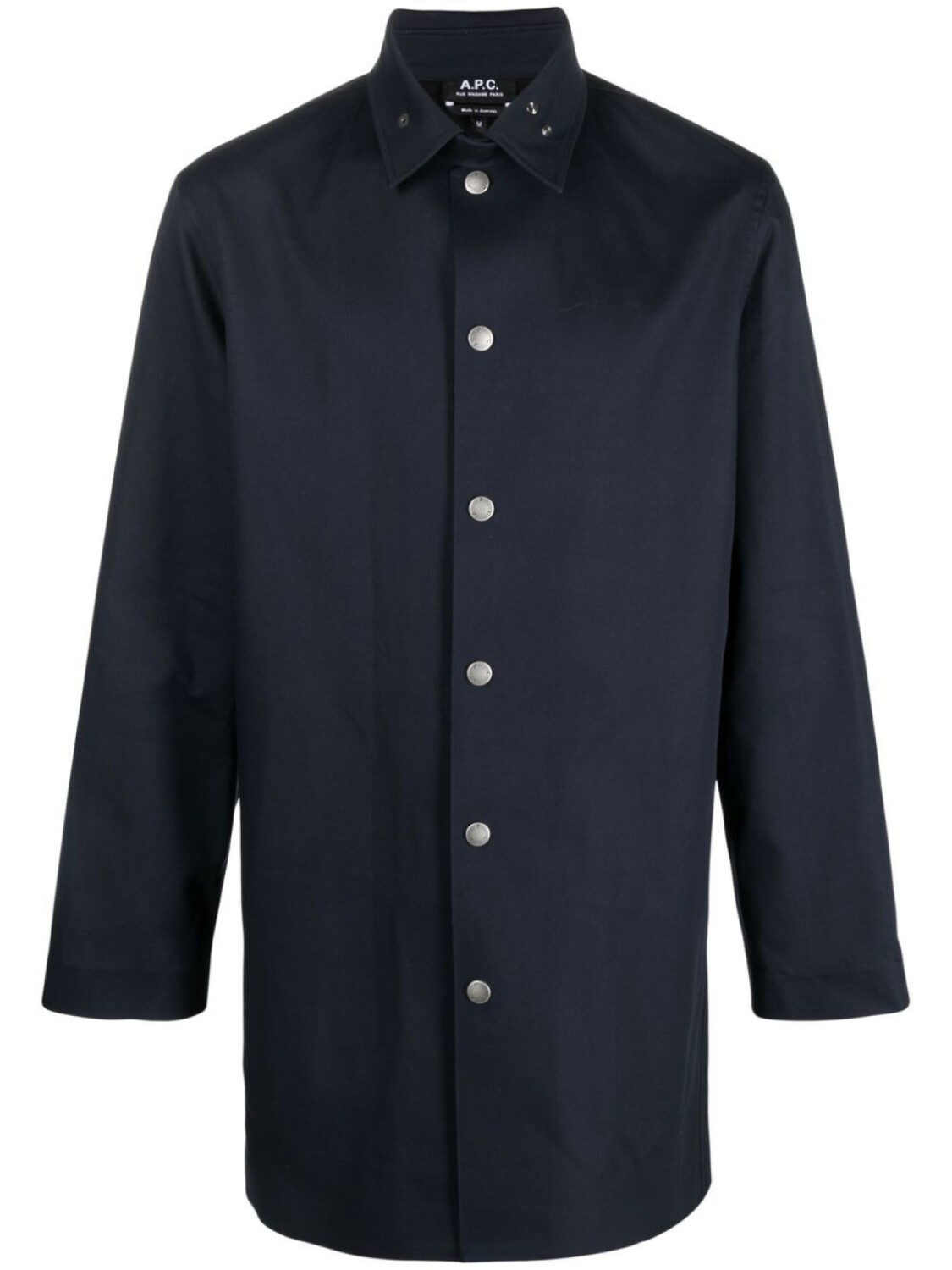 

A.P.C. плащ Thibault, синий