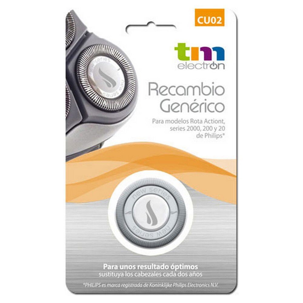 

Бритва Cu02 recambio genérico para cabezal de afeitadora Tm electron, 1 шт